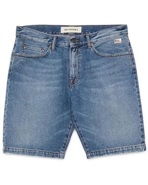 Roy Rogers Denim Shorts - Blue