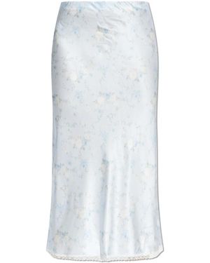 LoveShackFancy Kalo Skirt - Blau