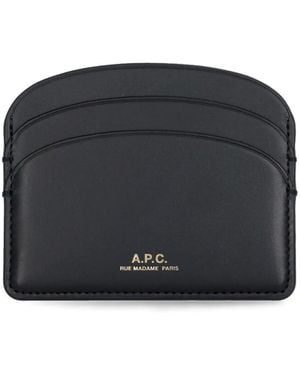 A.P.C. Wallets & Cardholders - Black