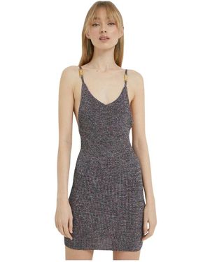 Gcds Knitted Dresses - Gris