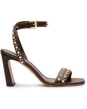 Stuart Weitzman Schoenen ,Bruin ,Leer Perry Sandal 85 - Metallic