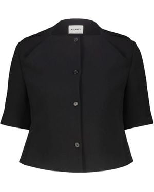 KHAITE Franc Short Jacket - Zwart