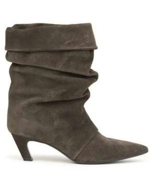 Ash Heeled Boots - Green