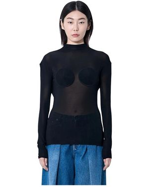 Jean Paul Gaultier Long Sleeve Tops - Blu