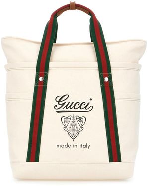 Gucci Shopping Bags - Natural
