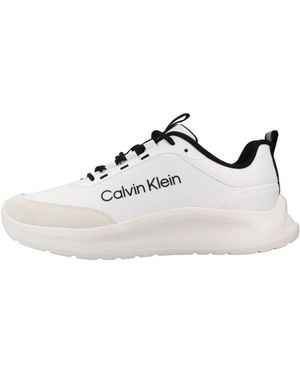 Calvin Klein Schoenen ,Wit ,Nylon Light Eva Run Essential Lac