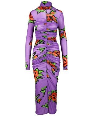 Philosophy Di Lorenzo Serafini Midi Dresses - Violet