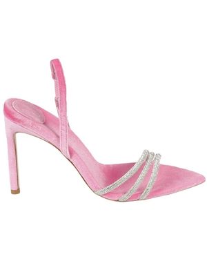 Bettina Vermillon High Heel Sandals - Pink