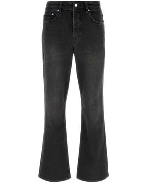 Represent Kick Flare Denim - Zwart