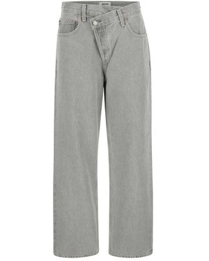 Agolde Wide Trousers - Grey