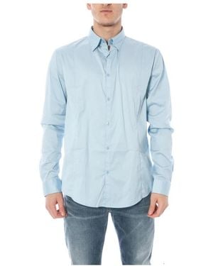 Armani Jeans Casual Shirts - Blue