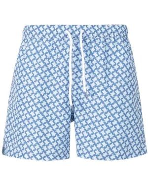 Fedeli Hellblaue Strandbekleidung Shorts Mit Kordelzug