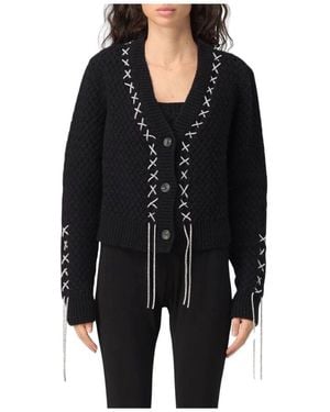 GIUSEPPE DI MORABITO Cardigans - Black