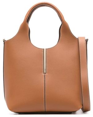Tod's Tassen ,Bruin ,Leer Mini Shopping Tote Bag