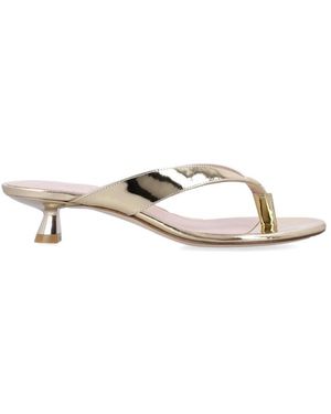 Stuart Weitzman Rio Sleek Sandal - Metallic
