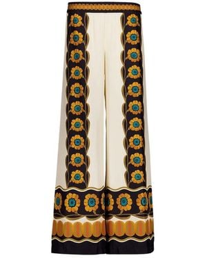 La DoubleJ Wide Trousers - Natural