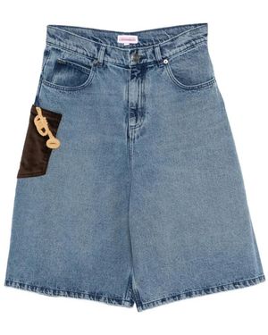 Loverboy by Charles Jeffrey Denim Shorts - Blue
