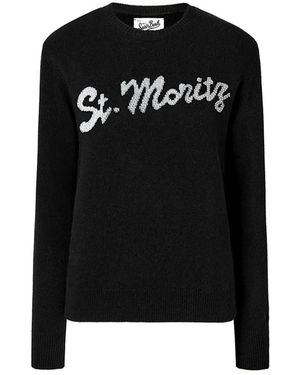 MC2 Saint Barth Round-Neck Knitwear - Black