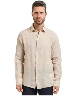 Bugatti Casual Shirts - Natural