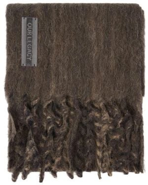 Our Legacy Accessoires ,Bruin ,Wol Estate Sjaal