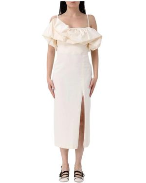 Hanita Midi Dresses - Bianco