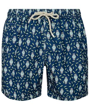 Mc2 Saint Barth Lighting Swim Short - Blau