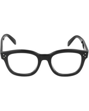 Celine Bold 3 Dots Eyeglasses - Braun