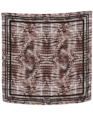 Elisabetta Franchi Silk Scarves - Metallic