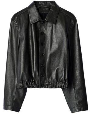 Lemaire Leren Bovenkleding - Zwart