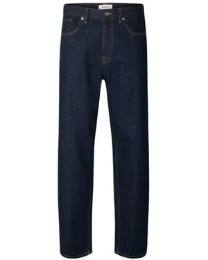 SELECTED Straight Jeans - Blu