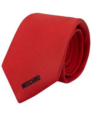 Moschino Ties - Rosso