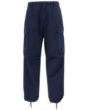 C.P. Company Straight Trousers - Blu