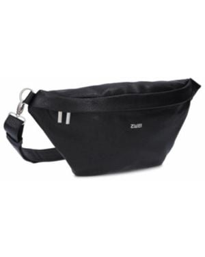 Zwei Stilvolle Damen Bauchtasche - Schwarz