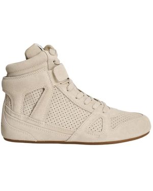 Isabel Marant Schoenen ,Leer Senny High Sneakers - Naturel