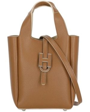 Hogan Tassen ,Bruin ,Leer Trend Shopper Bag Mini