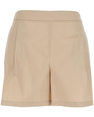 Plain Casual Shorts - Neutro