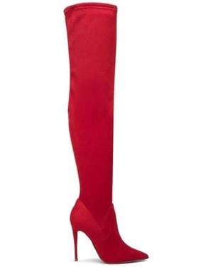 Steve Madden Dade Over-Knee Laarzen - Rood