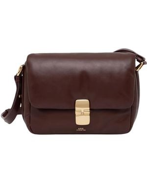 A.P.C. Grace Umhängetasche - Braun