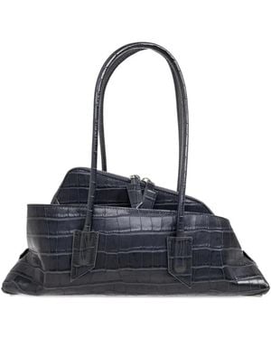 The Attico La Passeggiata Small Top Handle - Blau