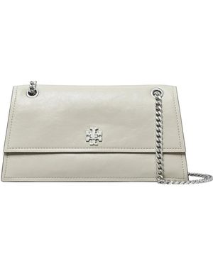 Tory Burch Tassen ,Katoen Mini Kira Turnlock - Wit