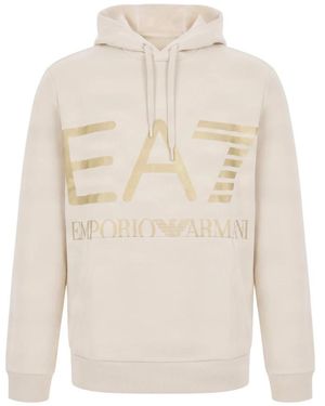 EA7 Logo Series Hoodie - Wit