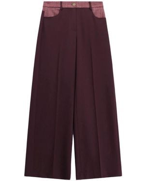 Imperial Wide Trousers - Violet