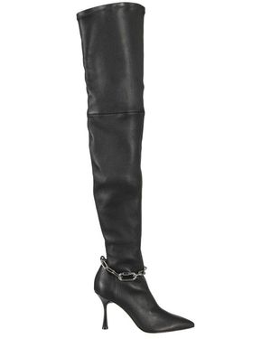 STUDIO AMELIA Over-Knee Boots - Noir