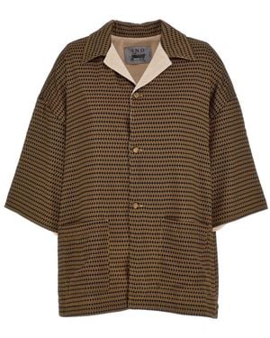 Indacum Short Sleeve Shirts - Brown