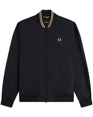 Fred Perry Bomber Jackets - Blue