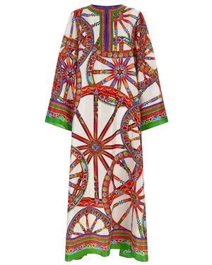 Dolce & Gabbana Kleedjes ,Veelkleurig ,Maxi Skirts - Rood