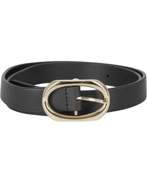 Anine Bing Kleiner Signature Link Gürtel - Schwarz