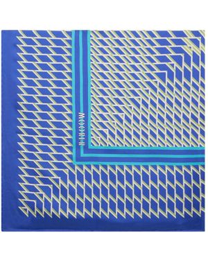 Moorer Silk Scarves - Blue