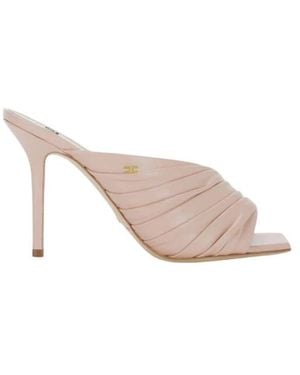 Elisabetta Franchi Heeled Mules - Pink