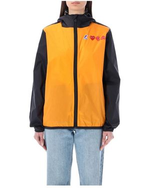 COMME DES GARÇONS PLAY Rain Jackets - Orange